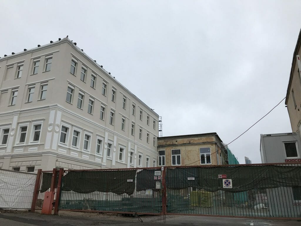 Aludarių g. 1 (Aludarių g. 1) - Office center - construction photos