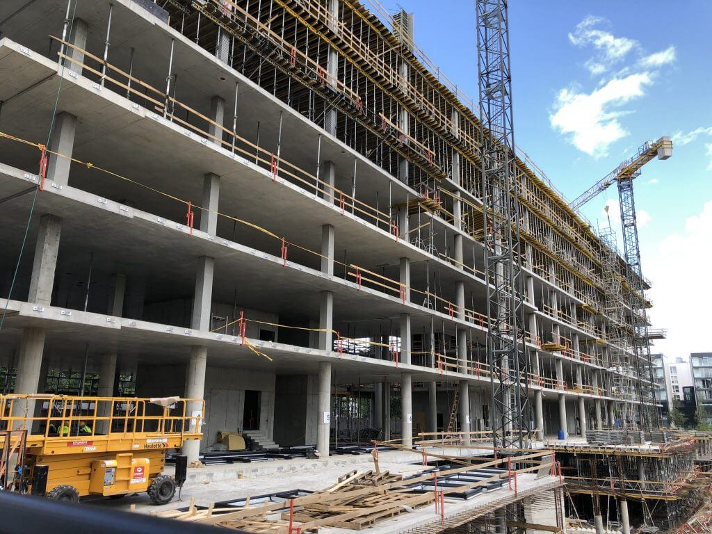 Business Stadium North (Rinktinės g. 3) - Verslo centras - statybų nuotraukos