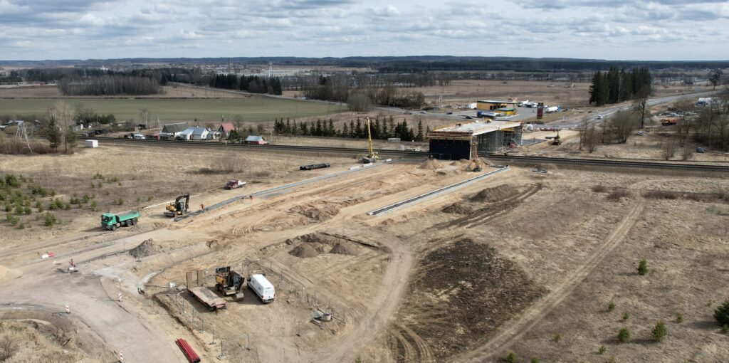 A15 ir 106 sankirtos rekonstrukcija (Liepkalnio g.) - Kelias - statybų nuotraukos