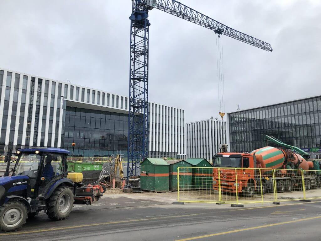 Saltoniškių 7 (S7) 4 etapas (Saltoniškių g. 7C) - Office center - construction photos