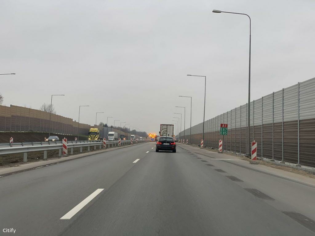 A1 Giraitės atkarpa (viadukas) 102 - 107 km. (A1) - Kelias - statybų nuotraukos