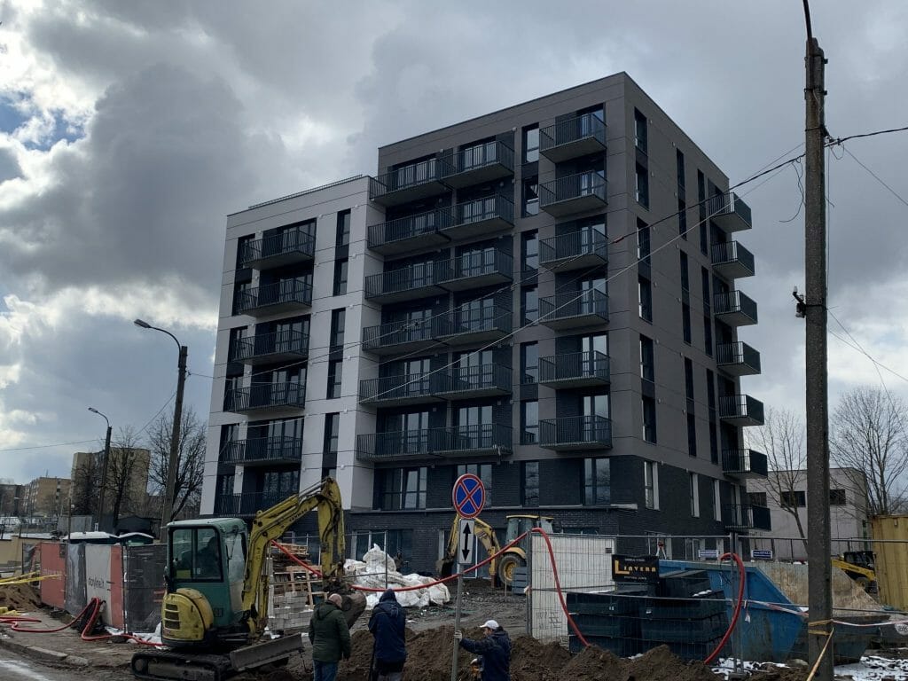 Storyline (Algirdo g. 85) - Multi apartment - construction photos