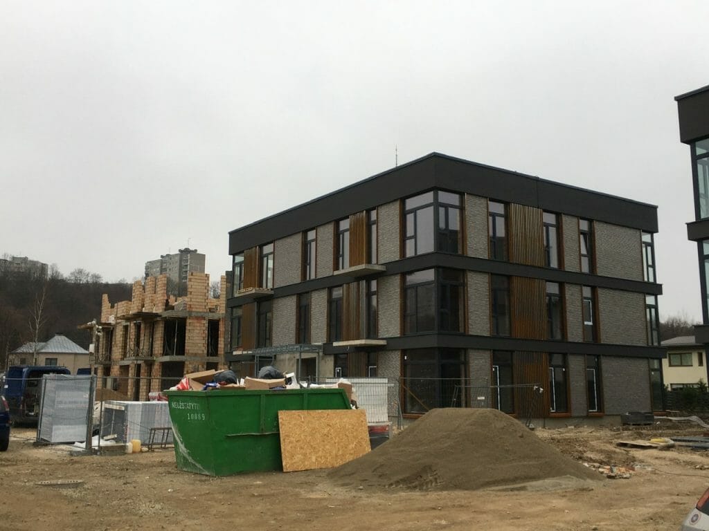 Neries slėnis (Panerių g. 244) - Multi apartment - construction photos