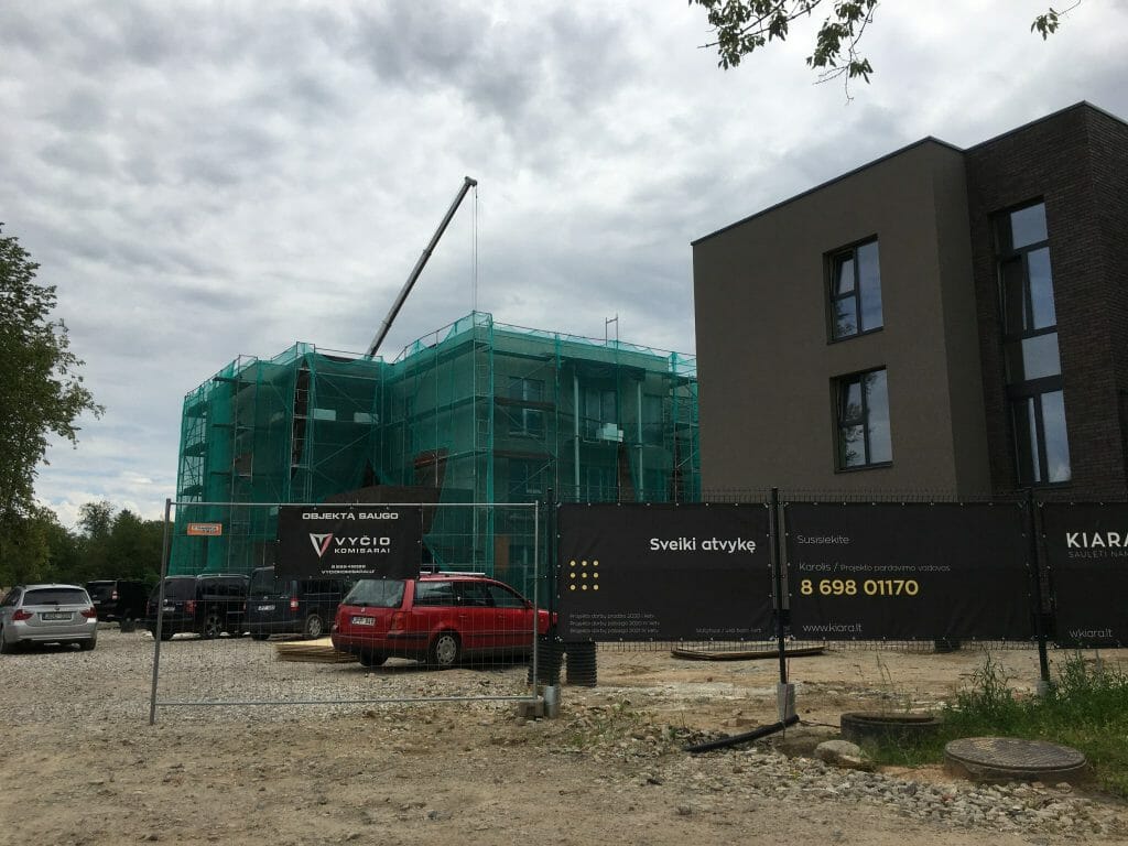 Kiara - saulėti namai (Svirbygalos g. 37) - Multi apartment - construction photos