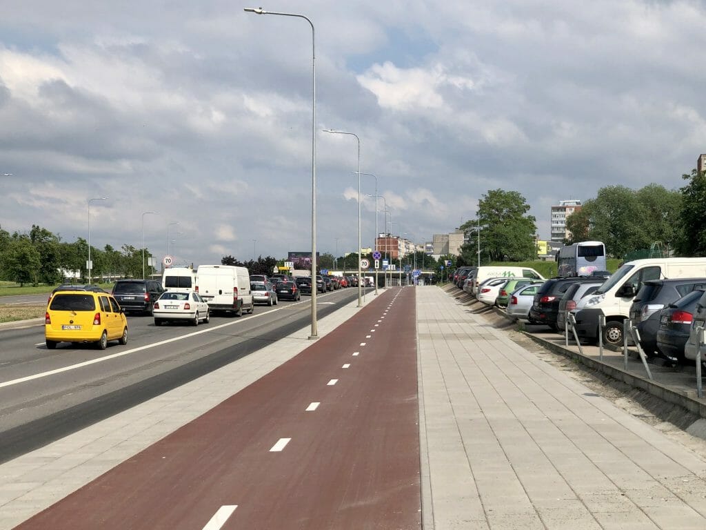 Pilaitės pr. dviračių takas iki Laisvės pr. (Pilaitės pr.) - Velosipēdu ceļš - būvdarbu attēli