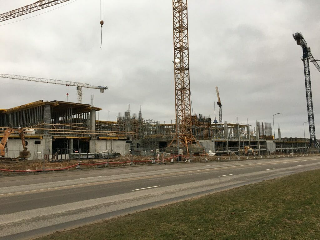 Vilnius OUTLET (Vytauto Pociūno g. 8) - Shopping center - construction photos