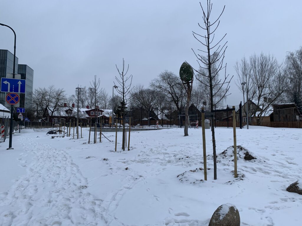 Drakono pieva (Giedraičių-Krokuvos g. skveras) (Krokuvos g.) - Square - construction photos