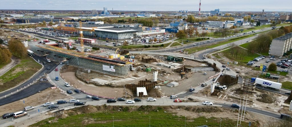 Baltijos pr. žiedinė sankryža (Baltijos pr., Šilutės pl.) - Road - construction photos