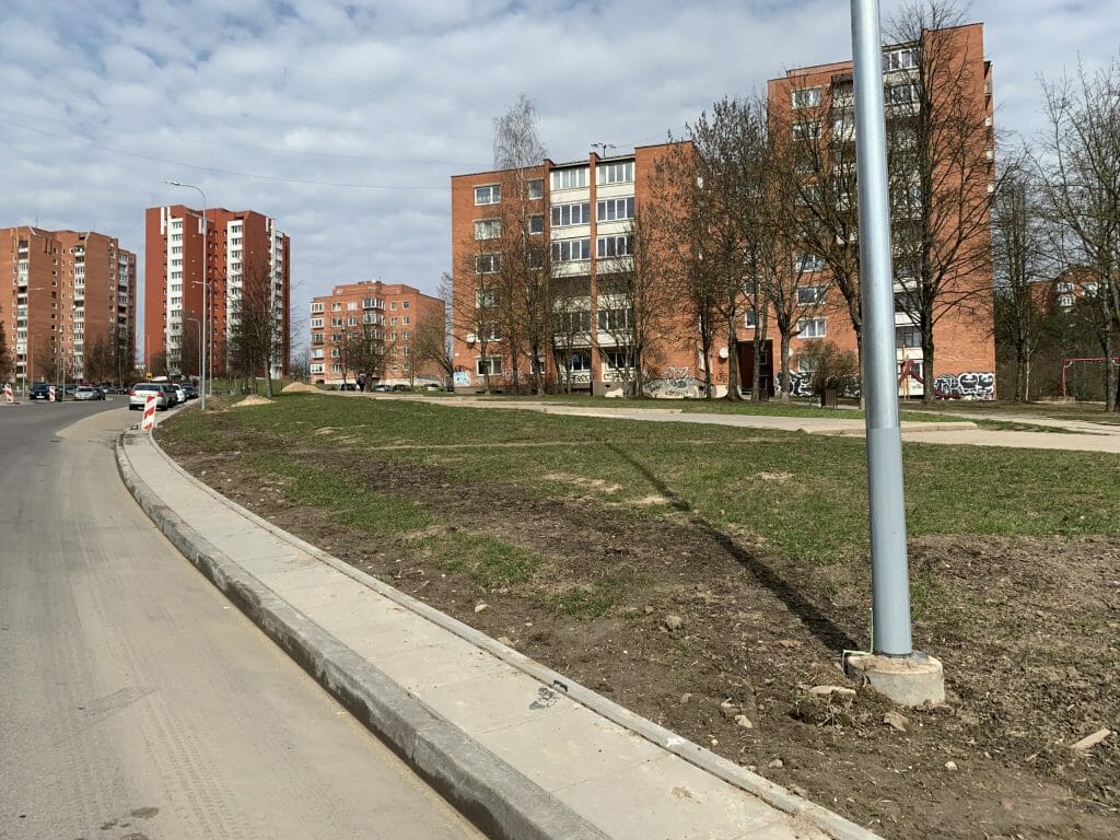 Ramaus eismo gatvė Didlaukio g. (Didlaukio g.) - Iela - būvdarbu attēli