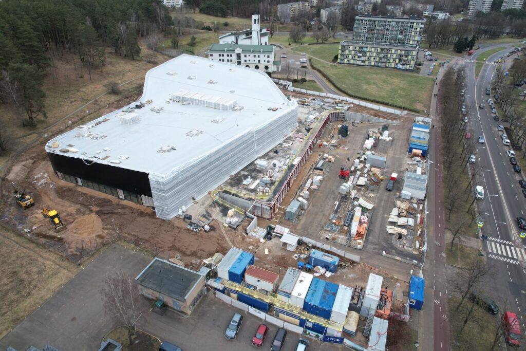 Lazdynų baseinas (Erfurto g. 13) - Pool - construction photos