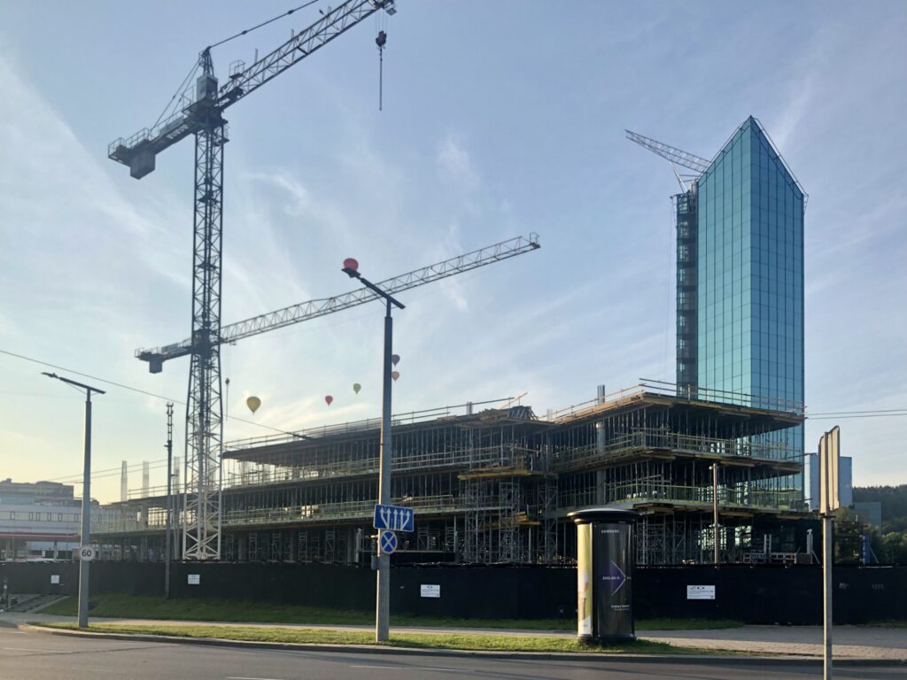 Teltonika Saltoniškių g. (Saltoniškių g. 14) - Office center - construction photos