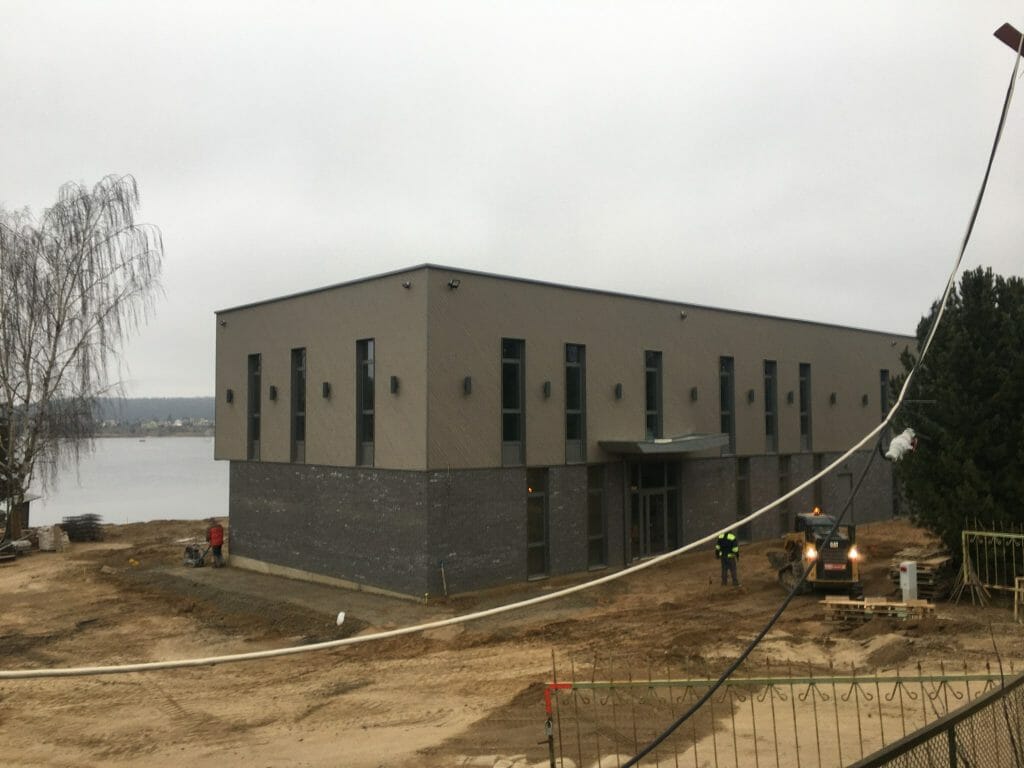 Lampėdžių irklavimo bazė (Gervių g. 5) - Sports arena - construction photos