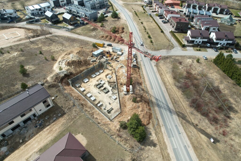 Tarandės panoramos (Užubalių g. 16) - Multi apartment - construction photos