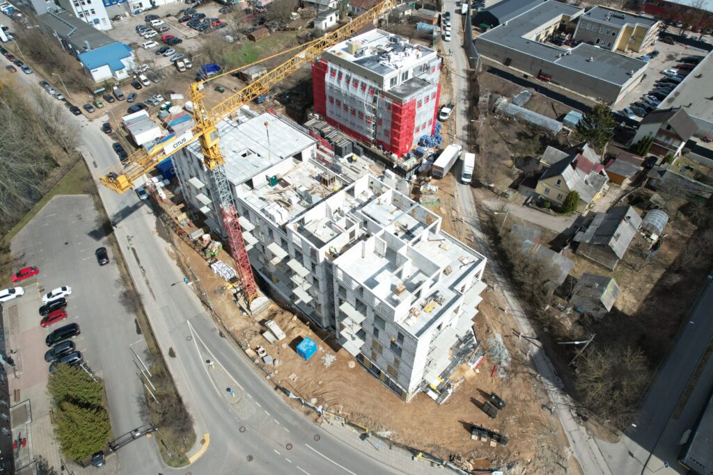 LINK TEN (Linkmenų g. 19) - Multi apartment - construction photos
