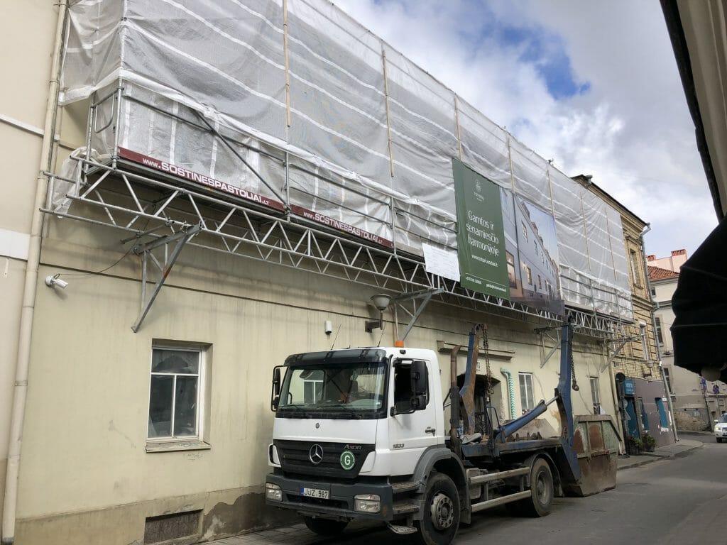 Totorių sodas (Totorių g. 13) - Multi apartment - construction photos