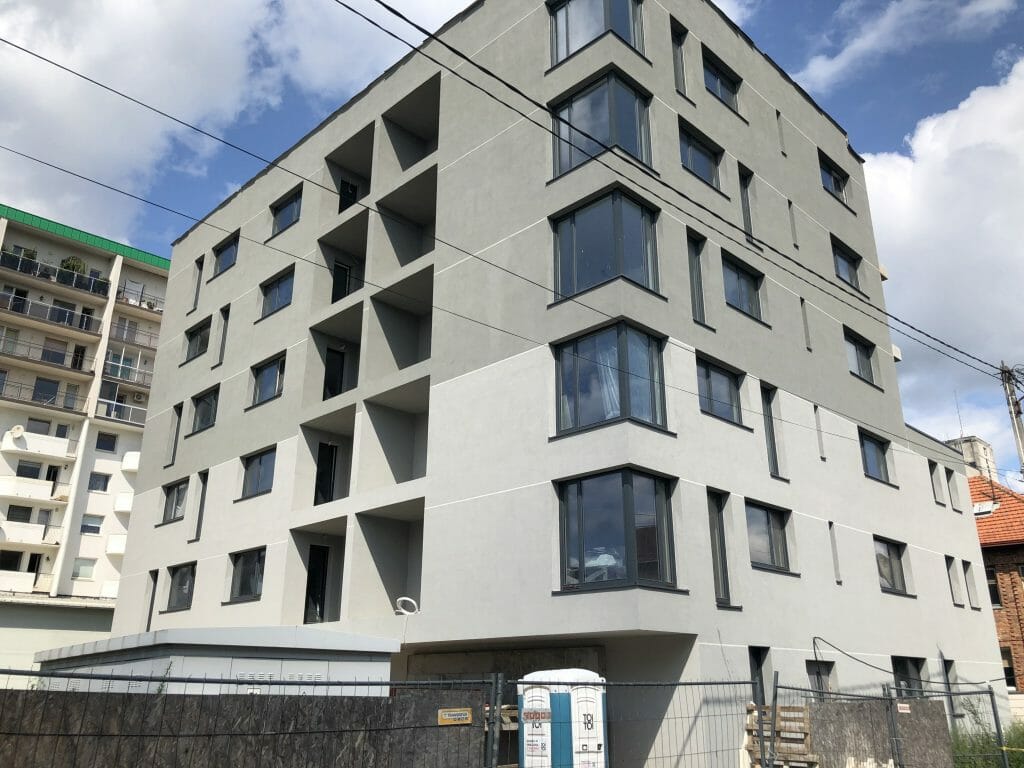 Žaliakalnio apartamentai (Č. Sasnausko g. 23) - Multi apartment - construction photos