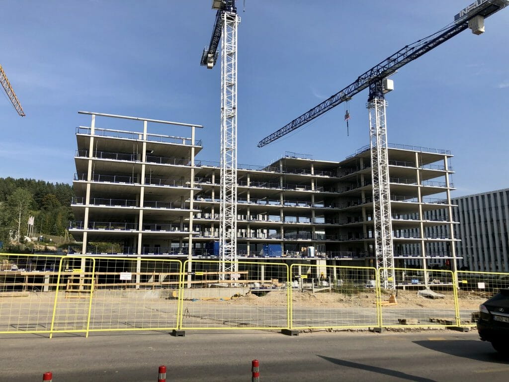 CORE (Ukmergės g. 126) - Office center - construction photos