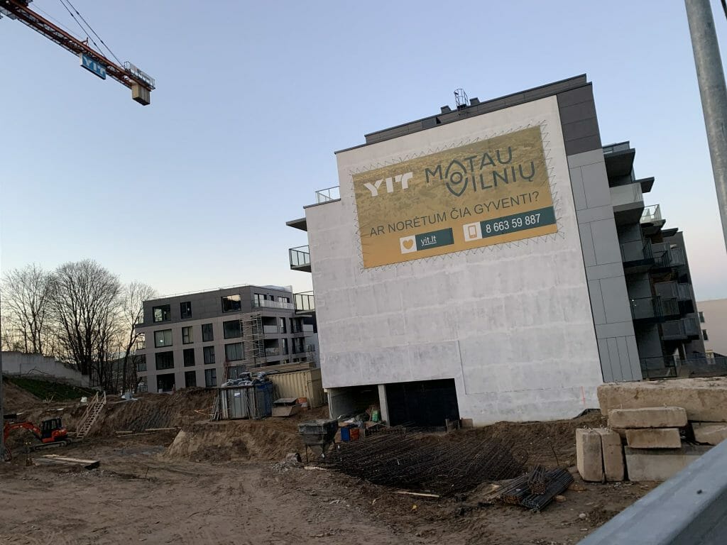 Matau Vilnių 3 etapas (Aludarių g. 9, 11) - Multi apartment - construction photos