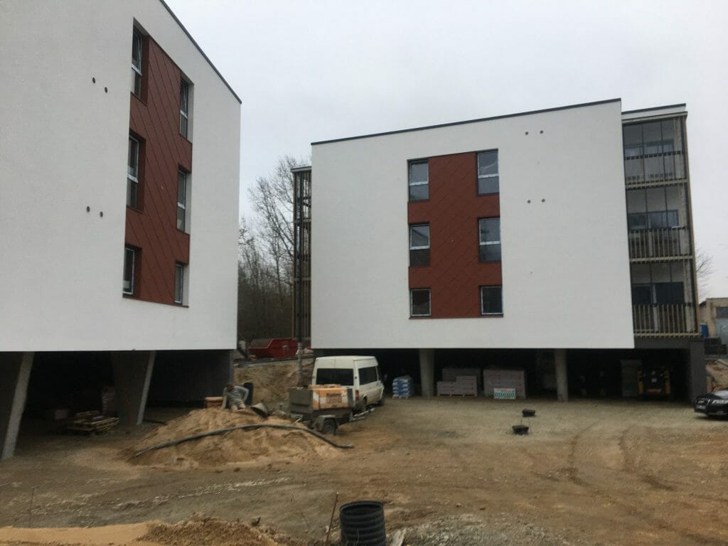 Panoramos trio (Amerikos Lietuvių g. 21) - Multi apartment - construction photos