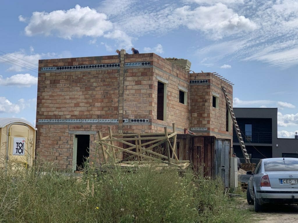 M. ir P. Šalčių g. 45-57 (M. ir P. Šalčių g. 45-57) - Rindu mājas - būvdarbu attēli