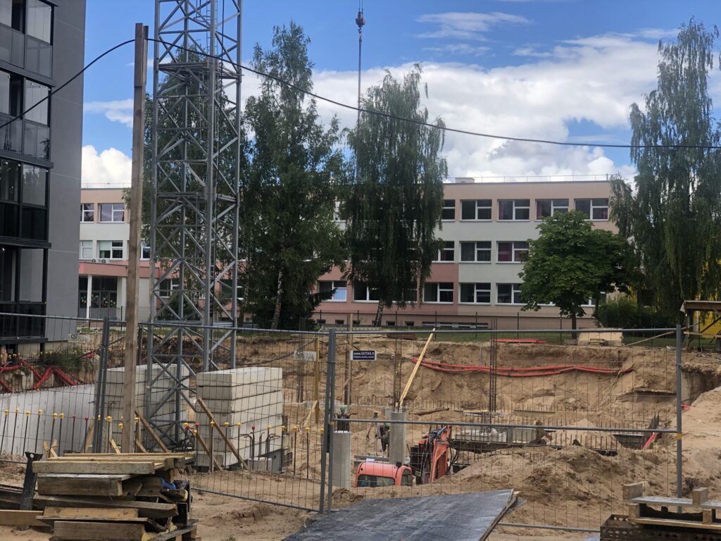 Laisvės 45A (Laisvės pr. 45A) - Multi apartment - construction photos