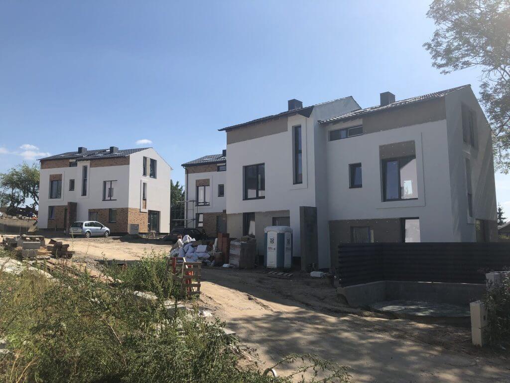 Ievų namai (Ievų g. 3) - Row housing - construction photos