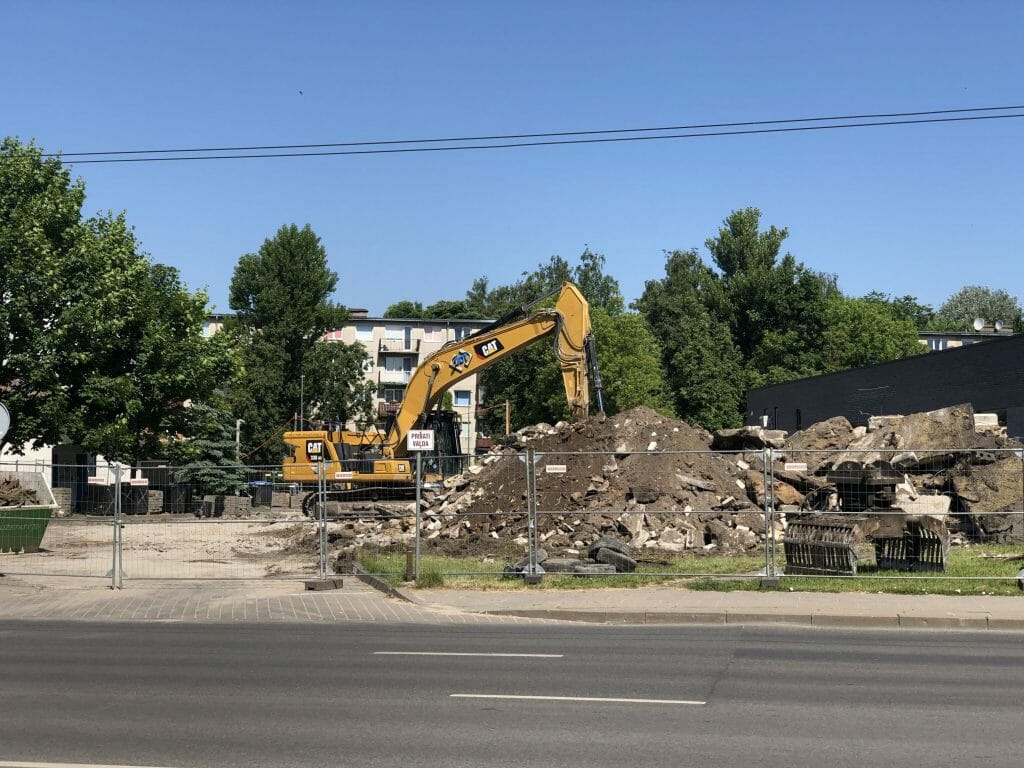 Lenkų kultūros namų priestatas (Naugarduko g. 76) - Cultural center - construction photos