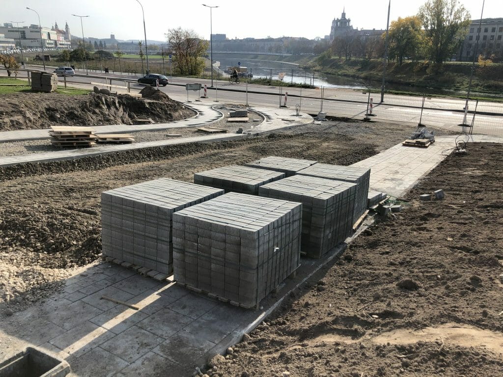 SEB administracinis (Gedimino Baravyko g. 4) - Biroju centrs - būvdarbu attēli