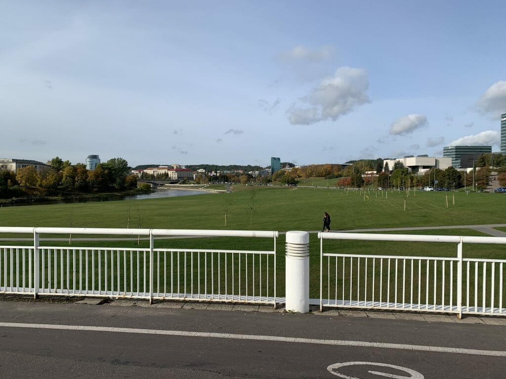 Neries dešiniosios krantinės (Upės g.) - Bike path, Sports field or court, Waterside - construction photos