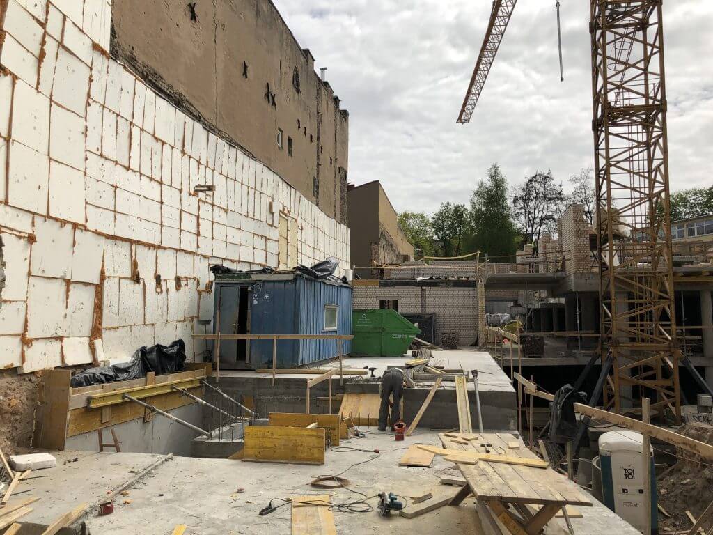 Šv. Stepono 12 (Šv. Stepono g. 12) - Multi apartment - construction photos