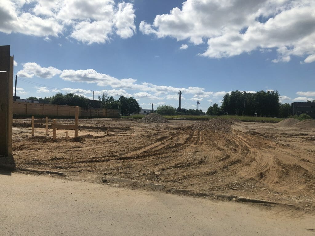 Garažų g. 7 (Garažų g. 7) - Shopping center - construction photos