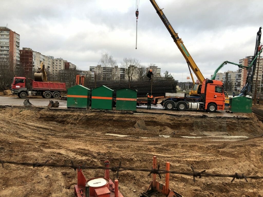 Freedom 36 (Laisvės pr. 36) - Office center - construction photos