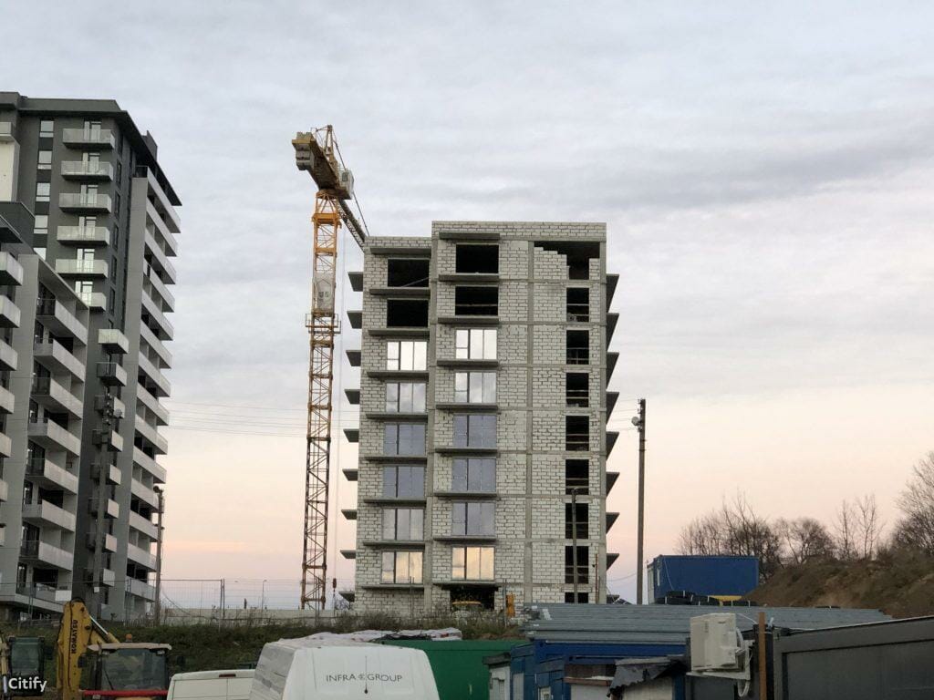 S15 (Spaudos g. 15) - Multi apartment - construction photos