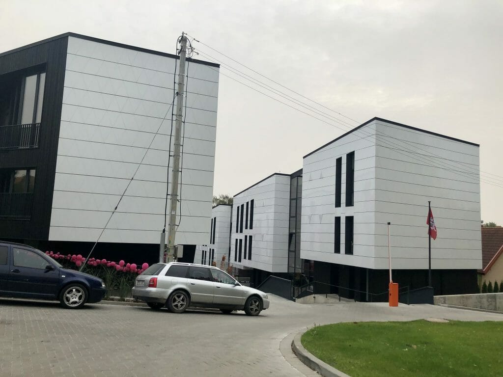 Gričiupio parko namai 2 etapas (Studentų g. 55) - Multi apartment - construction photos