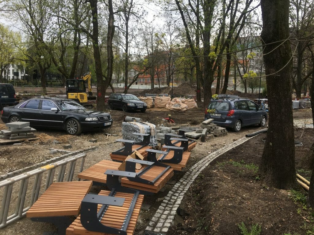 Reformatų parkas (Pylimo g.) - Parkas - statybų nuotraukos