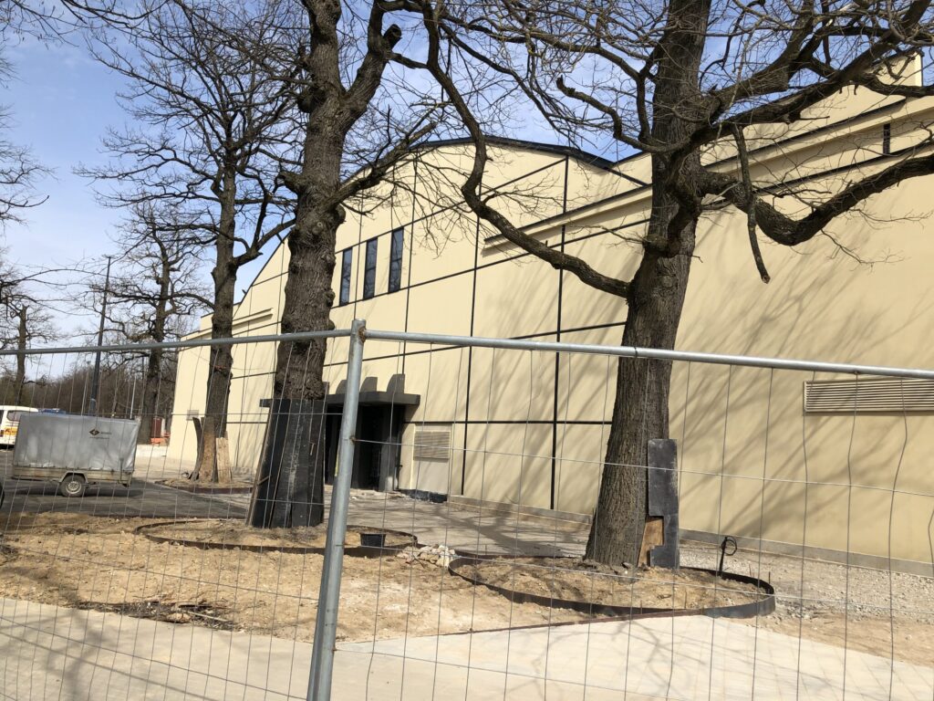 Kauno sporto halė (Perkūno al. 5) - Sports arena - construction photos