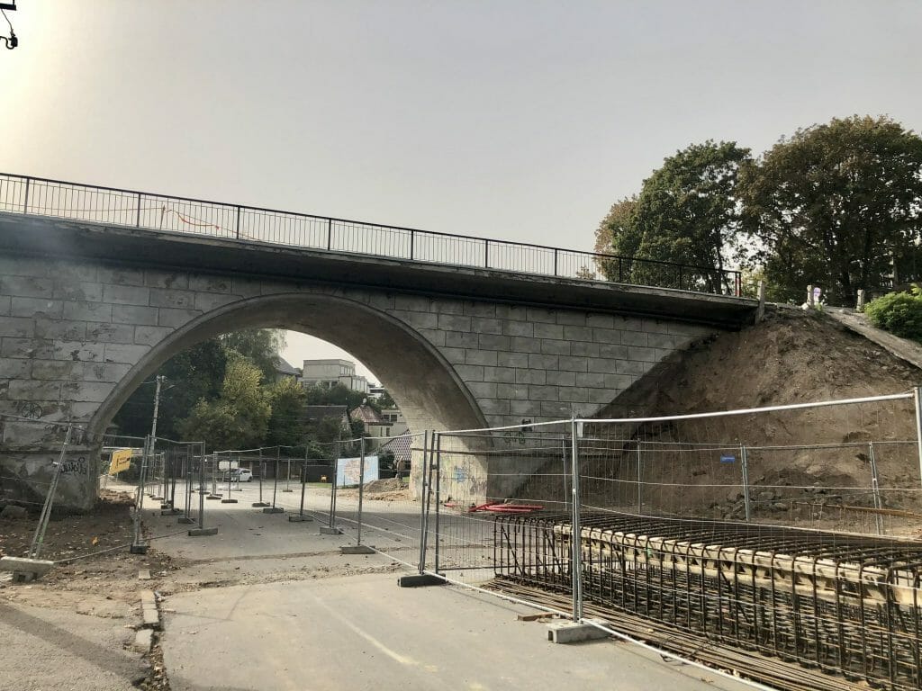 Žemaičių g. viadukas virš P. Kalpoko g. (Žemaičių g.) - Street - construction photos