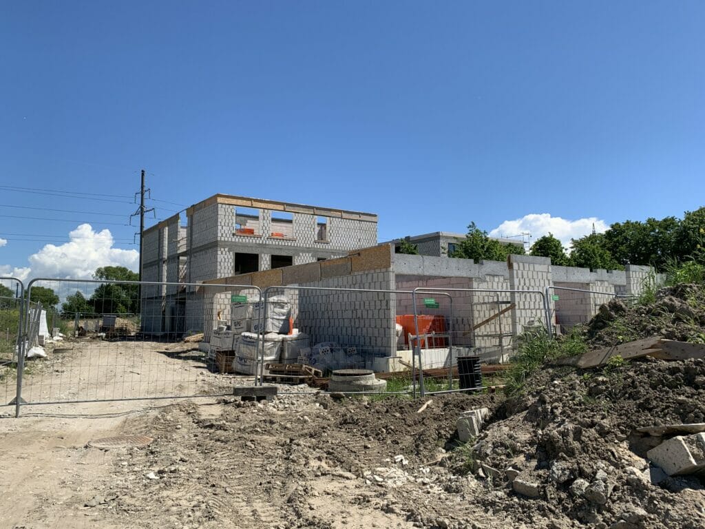 Ąžuolų alėja Paupiuose | 1 etapas (Klemiškės g. 18) - Multi apartment - construction photos