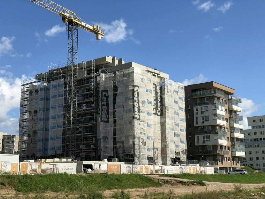 Altum 1 etapas (Karaliaučiaus g. 1) - Multi apartment - construction photos