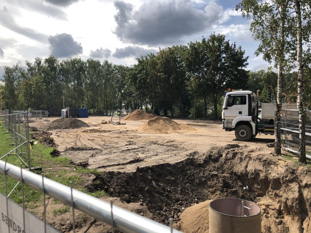 Neries senvagės slėnis (Linkmenų g.) - Bike path, Park - construction photos
