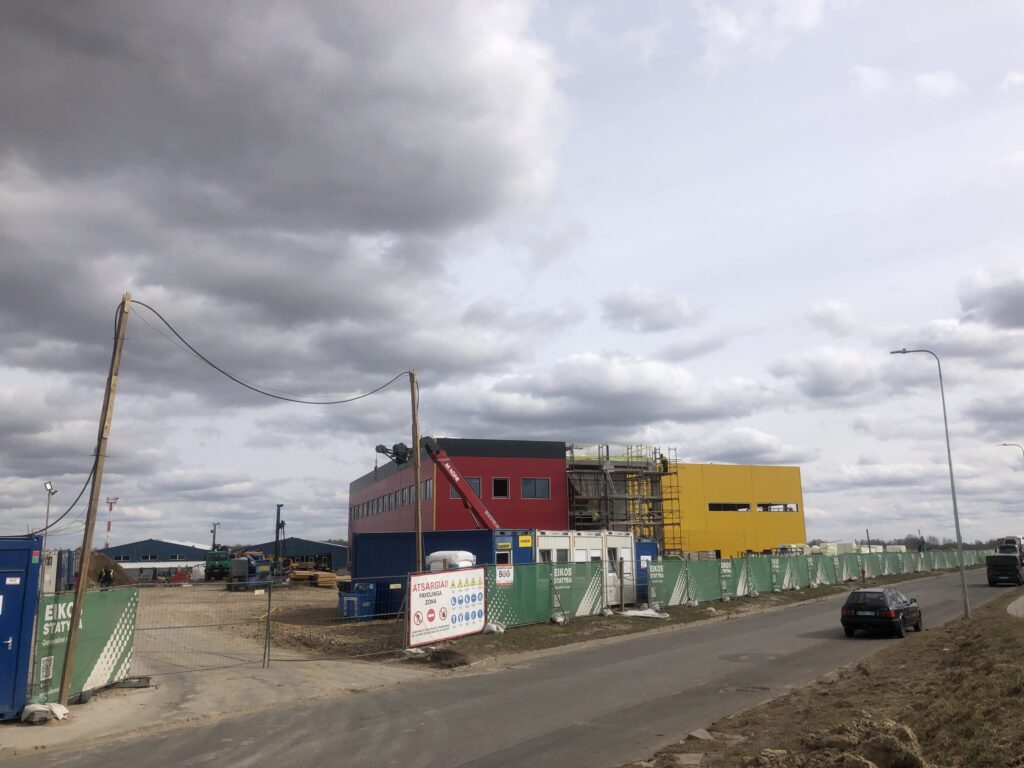 DHL siuntų terminalas Rodūnios kel. (Rodūnios kel. 2) - Warehouse / Distribution center - construction photos
