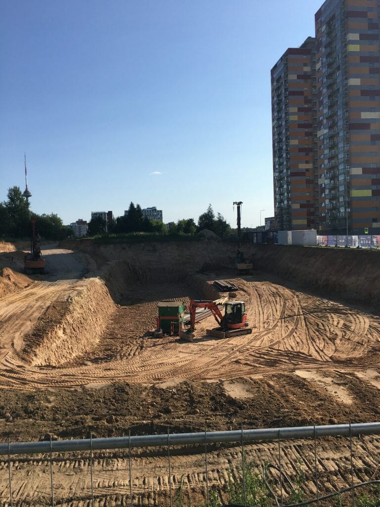 Skylum 1 etapas (Viršilų g. 6) - Daugiabutis - statybų nuotraukos