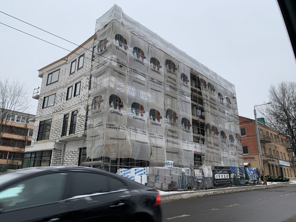 Star House (Kalvarijų g. 126A) - Multi apartment - construction photos