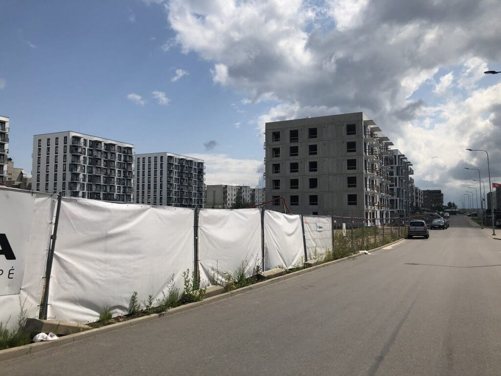 Karaliaučiaus kvartalas (Karaliaučiaus g. 7B) - Multi apartment - construction photos