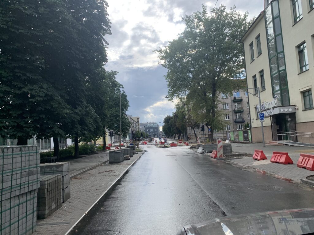 Ramaus eismo T. Ševčenkos g. (T. Ševčenkos g.) - Street - construction photos