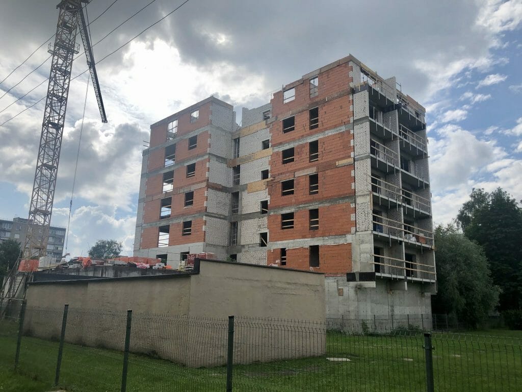 Taikos 55A (Taikos pr. 55A) - Multi apartment - construction photos