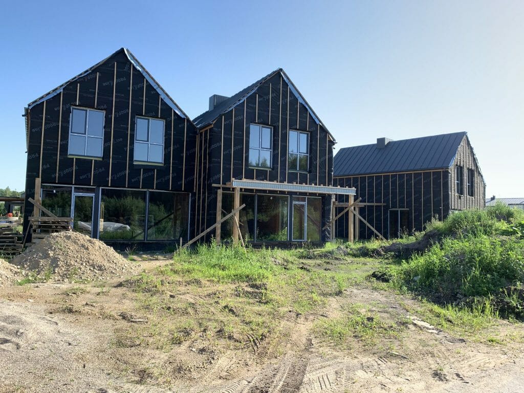 Sostinės parko namai (Šumsko g. 27) - Row housing - construction photos