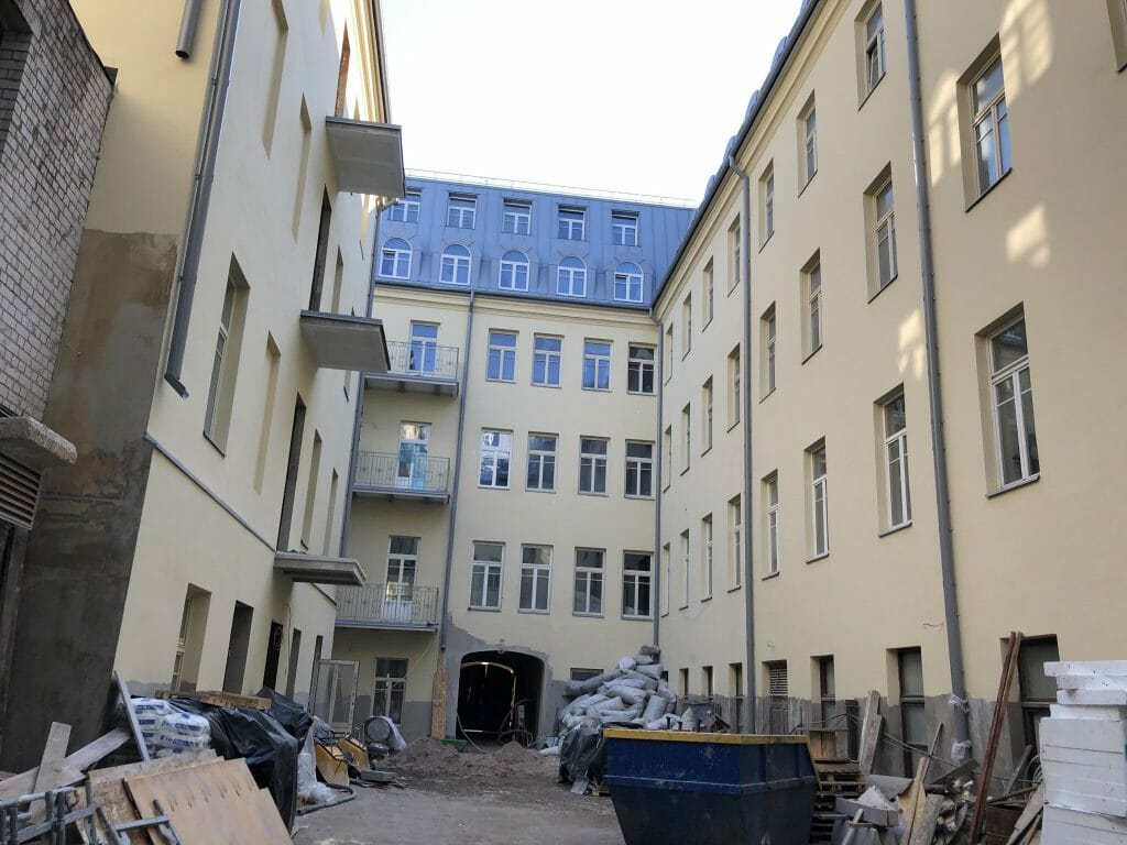 Gedimino 22 (Gedimino pr. 22) - Multi apartment - construction photos