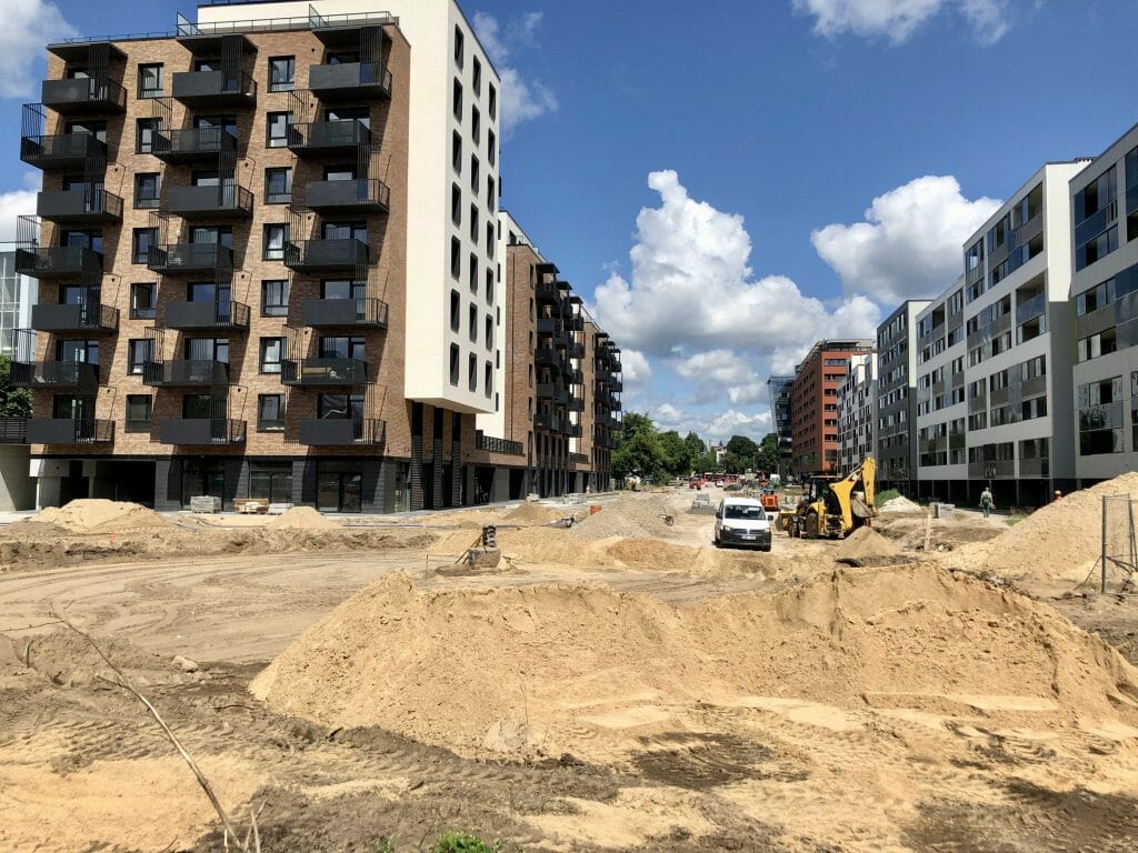 Kernavės g. (Kernavės g.) - Bike path, Street - construction photos