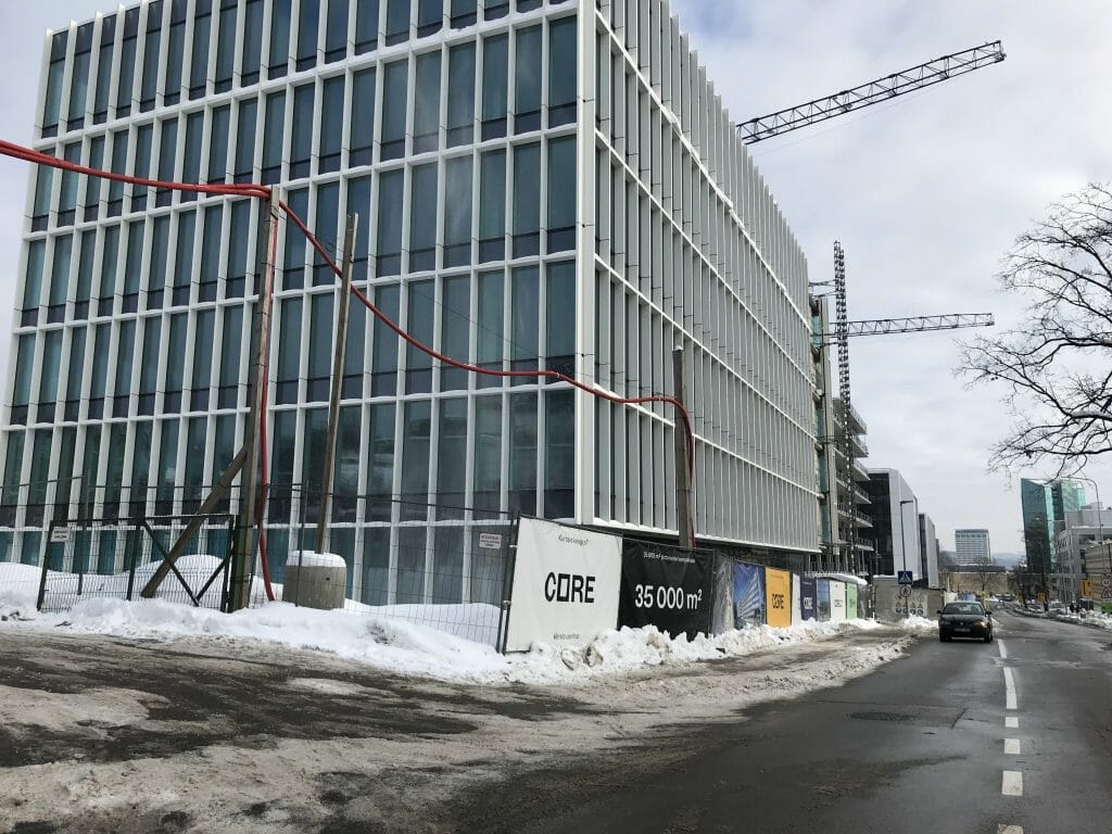 CORE (Ukmergės g. 126) - Office center - construction photos